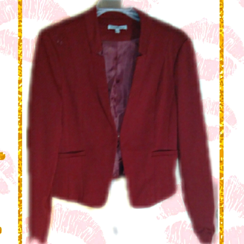 Maroon Charlette Russe blazer